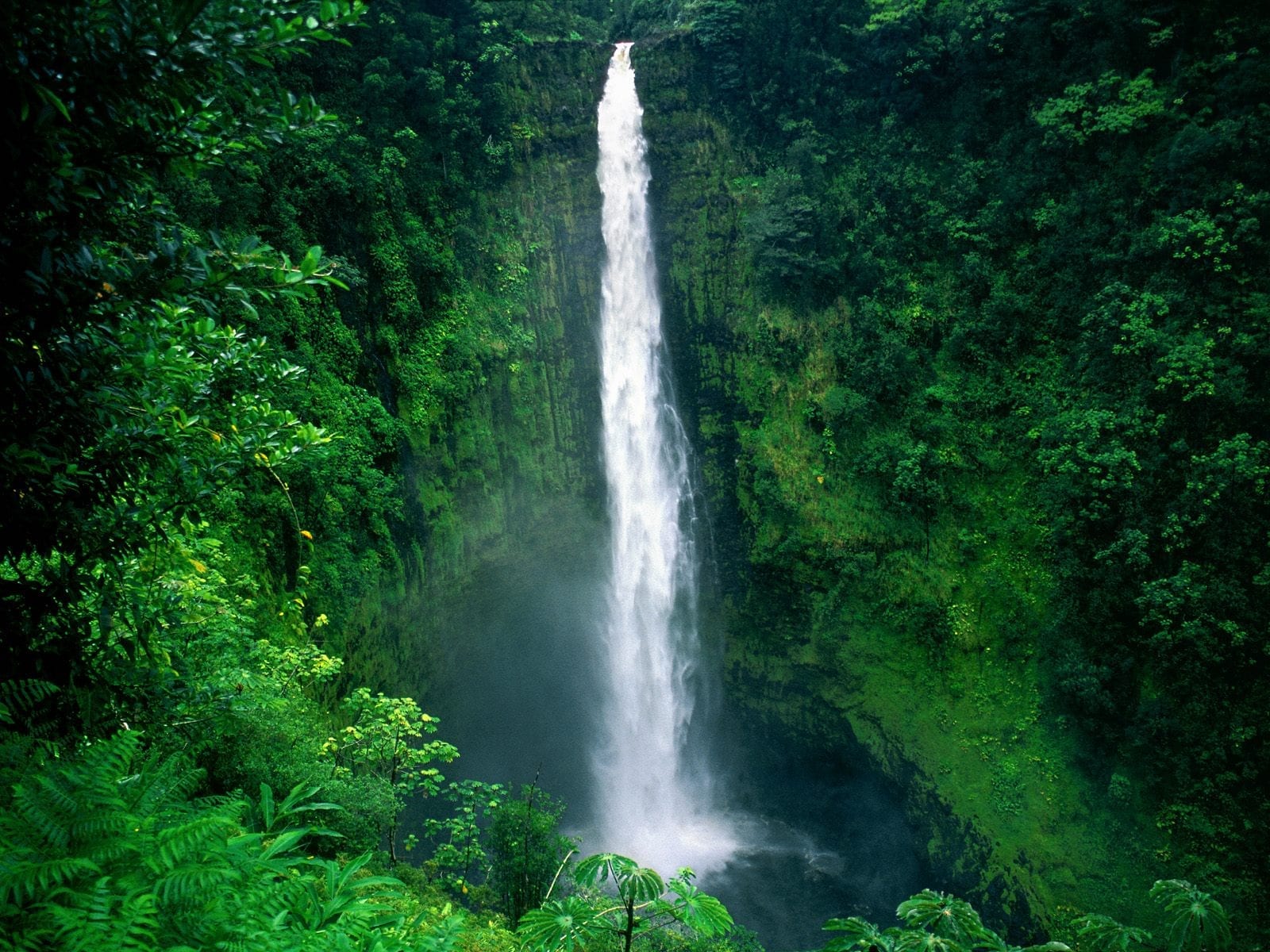 island waterfalls